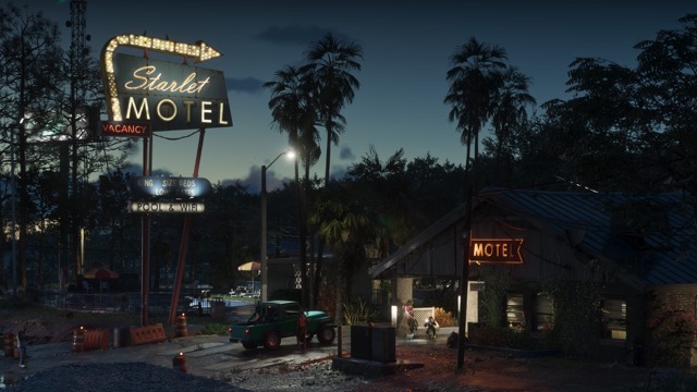 Port Gellhorn, in an official GTA 6 screenshot of Leonida (1 of 6)