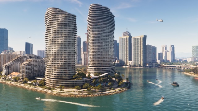 Vice City, in an official GTA 6 screenshot of Leonida (10 of 12)