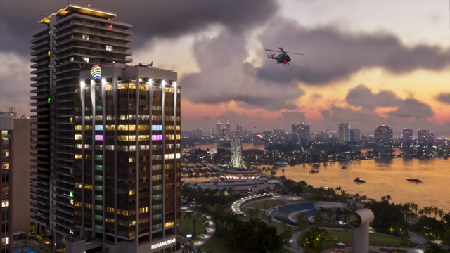 Vice City, in an official GTA 6 screenshot of Leonida (11 of 12)